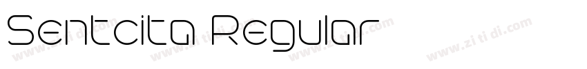 Sentcita Regular字体转换